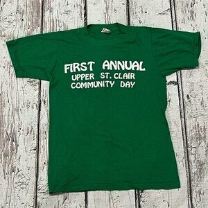 Vintage First Annual Upper St. Clair Community Day 1979 Crewneck Tshirt
